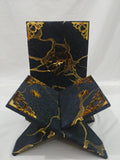 BLACK TURKISH TEXTURE QURAN BOX